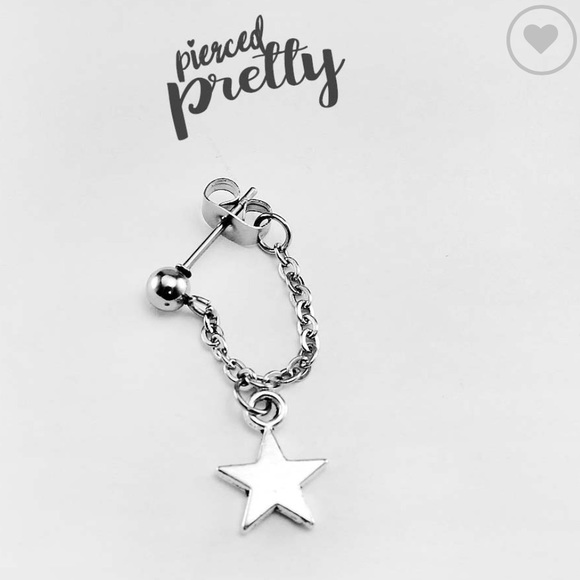 16g Star Conch chain Earring - Picture 3 of 3